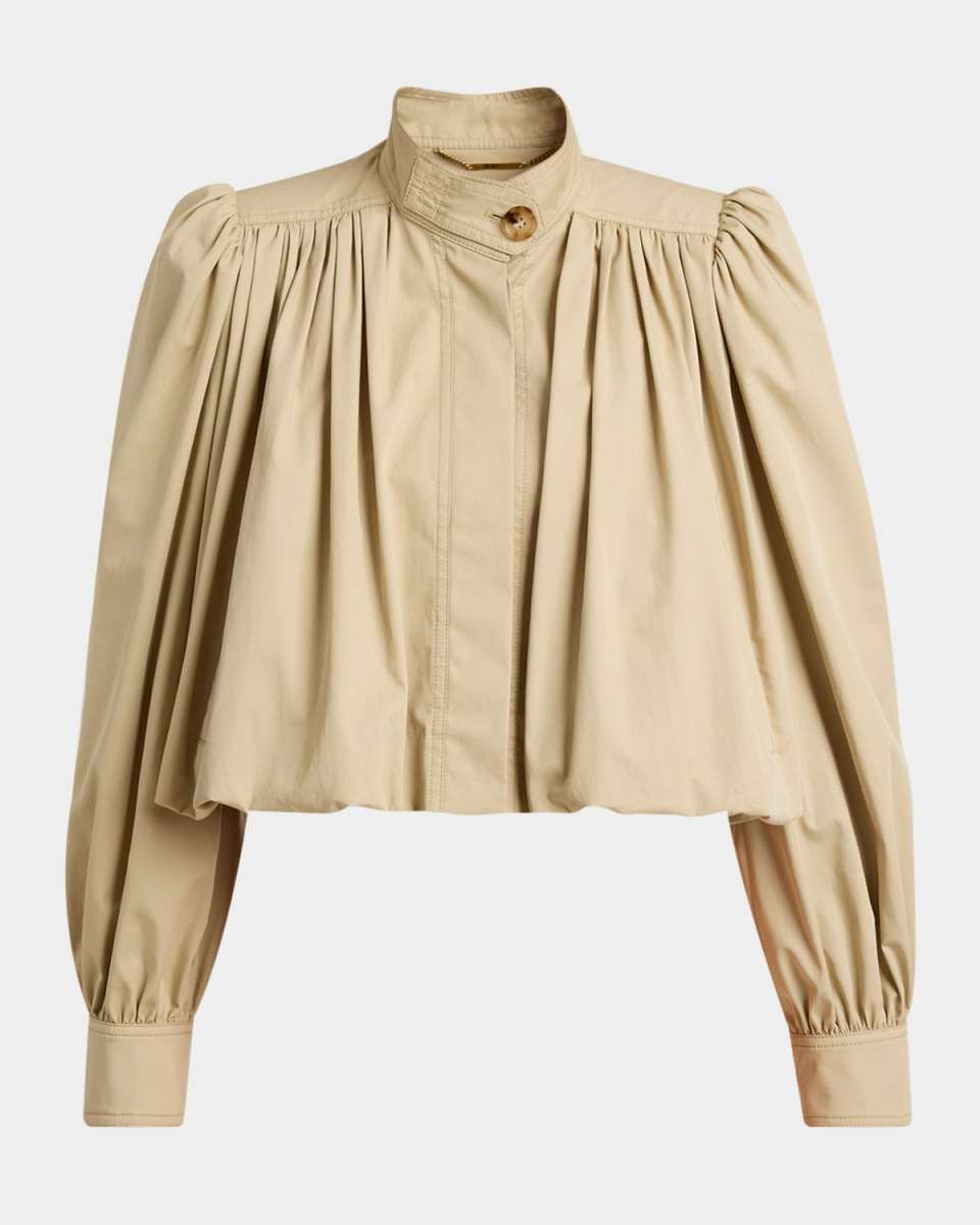 Crop Balloon Jacket